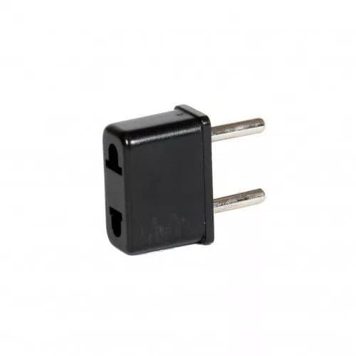 Adaptor de la priza CN/USA la priza EU, negru 2
