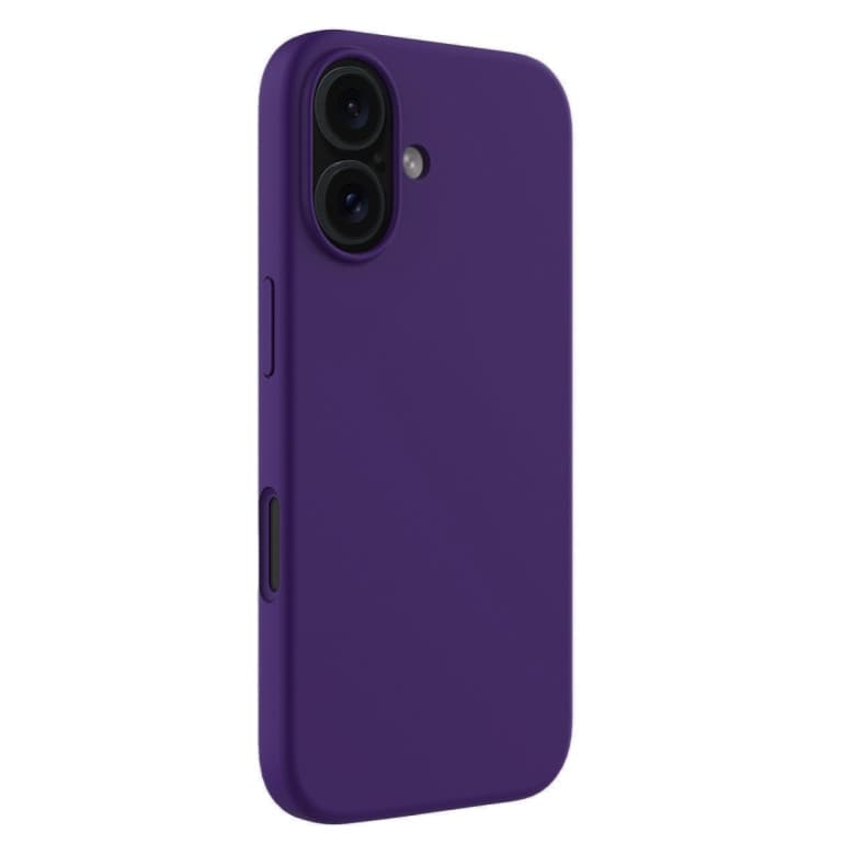 Husa Apple iPhone 16 Plus, Luxury Silicone, catifea in interior, indigo 2