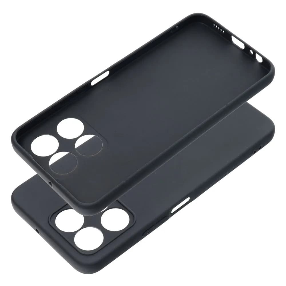 Husa protectie Honor X8b, Luxury Silicone, catifea in interior, protectie camere, neagra 2