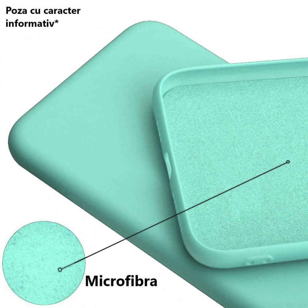 Husa Samsung Galaxy S22, Luxury Silicone, catifea in interior, protectie camere, rosie 2