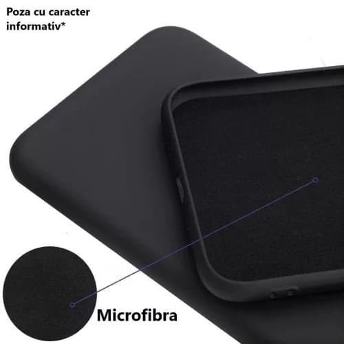 Husa Samsung Galaxy A15, Luxury Silicone, catifea in interior, protectie camere, roz siclam 3