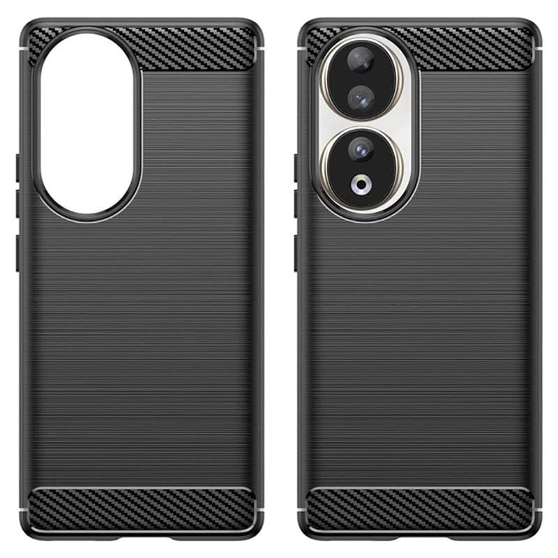 Husa protectie Honor 90 5G, Carbon Stripe, 2 mm, neagra 2