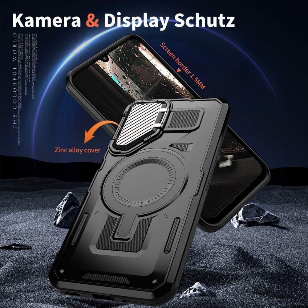 Husa Samsung Galaxy A15, Armor MagCase, CamBracket, neagra 4