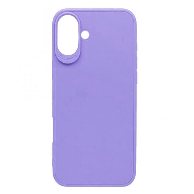 Husa protectie Apple iPhone 16, Matt TPU My Choice, silicon moale, mov lila 2