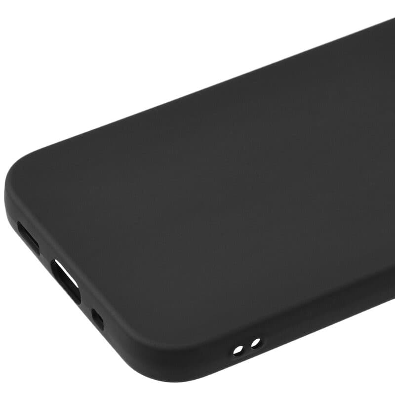 Husa Apple iPhone 14 Pro Max, Matt TPU, silicon moale, negru 4