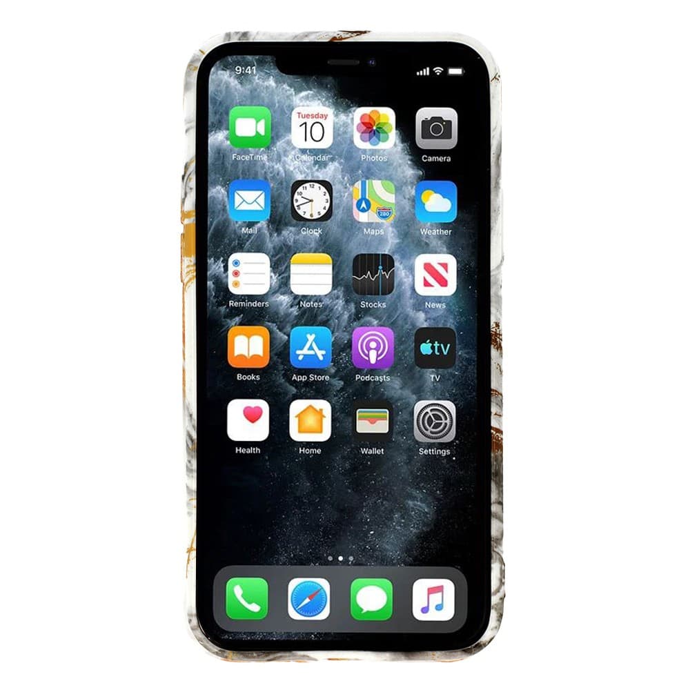 Husa protectie Marble Silicone pentru Samsung Galaxy A41, design 2 3