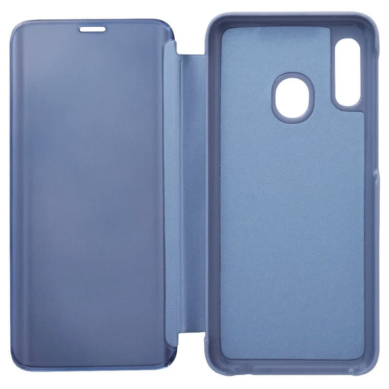 Husa Huawei P40 Lite E Mirror Clear View, albastra 2