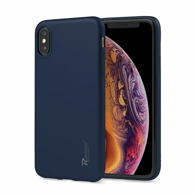 Husa de protectie Reverse Luxury TPU pentru Apple iPhone 11 Pro Max, albastru navy 2