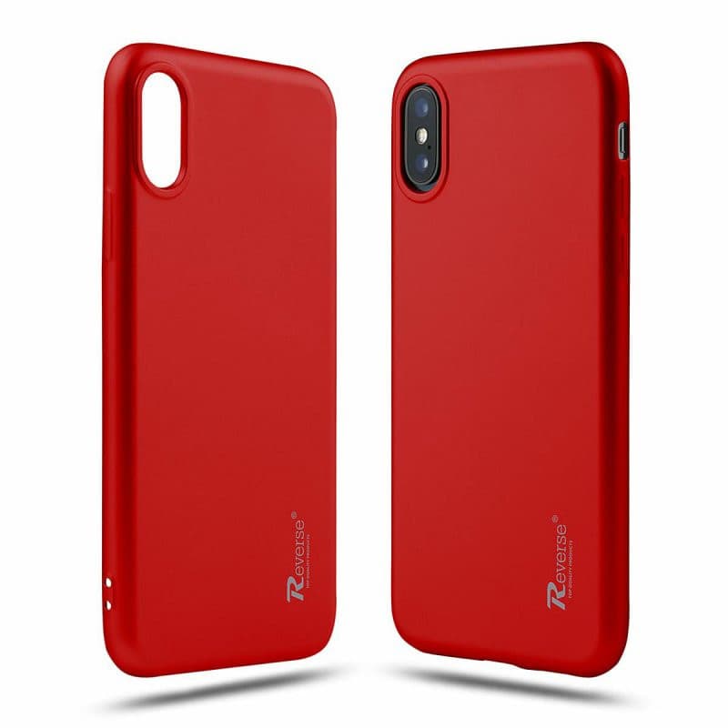 Husa de protectie Reverse Luxury TPU pentru Apple iPhone 12 Mini (5.4), rosie 2