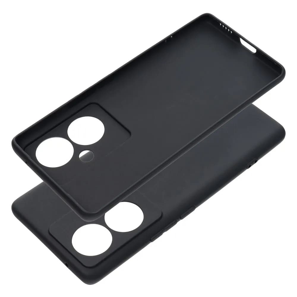 Husa protectie Vivo V29 Lite, Matt TPU, silicon moale, negru 2