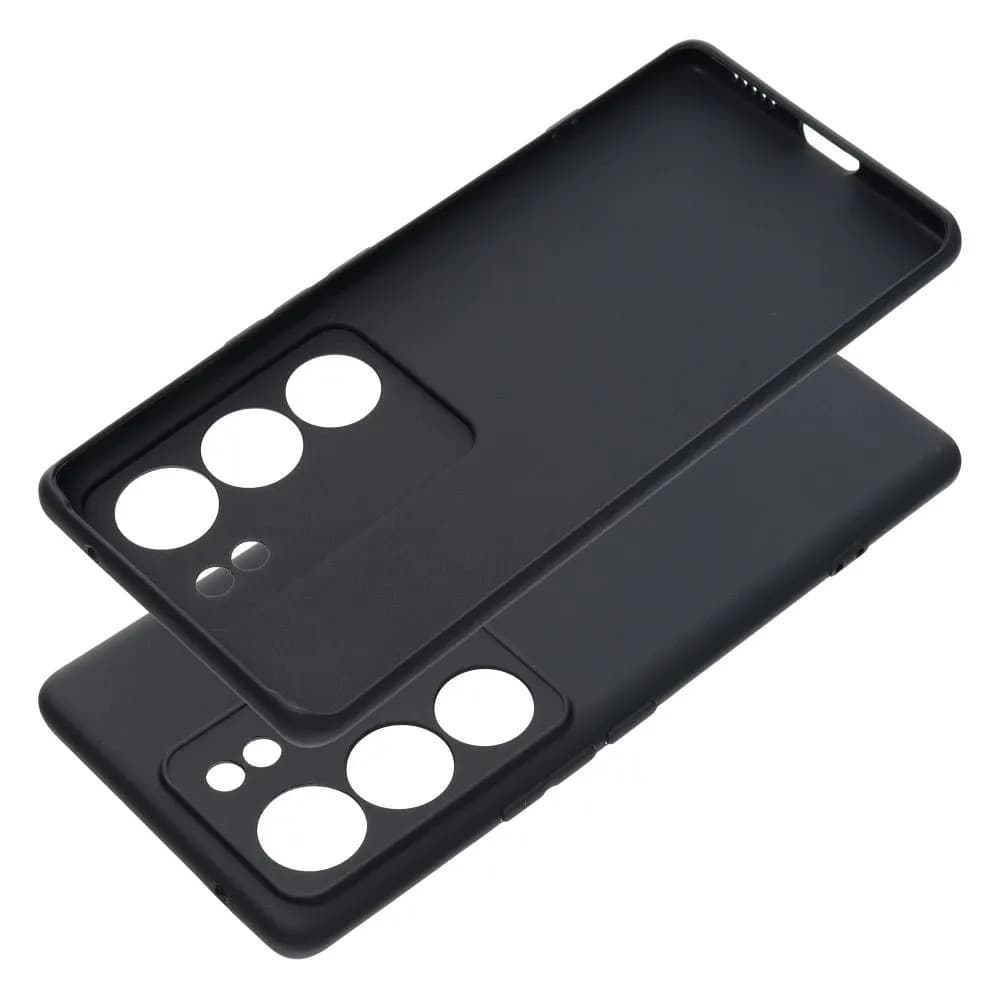Husa protectie Vivo X90 Pro, Matt TPU, silicon moale, negru 2