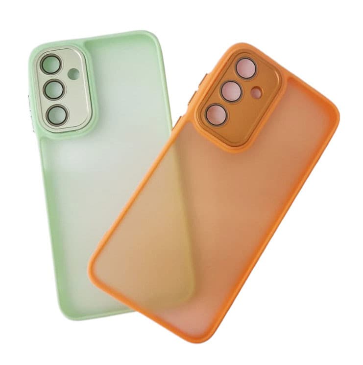 Husa Samsung Galaxy A15, Variete Case, protectie camera, portocalie 5