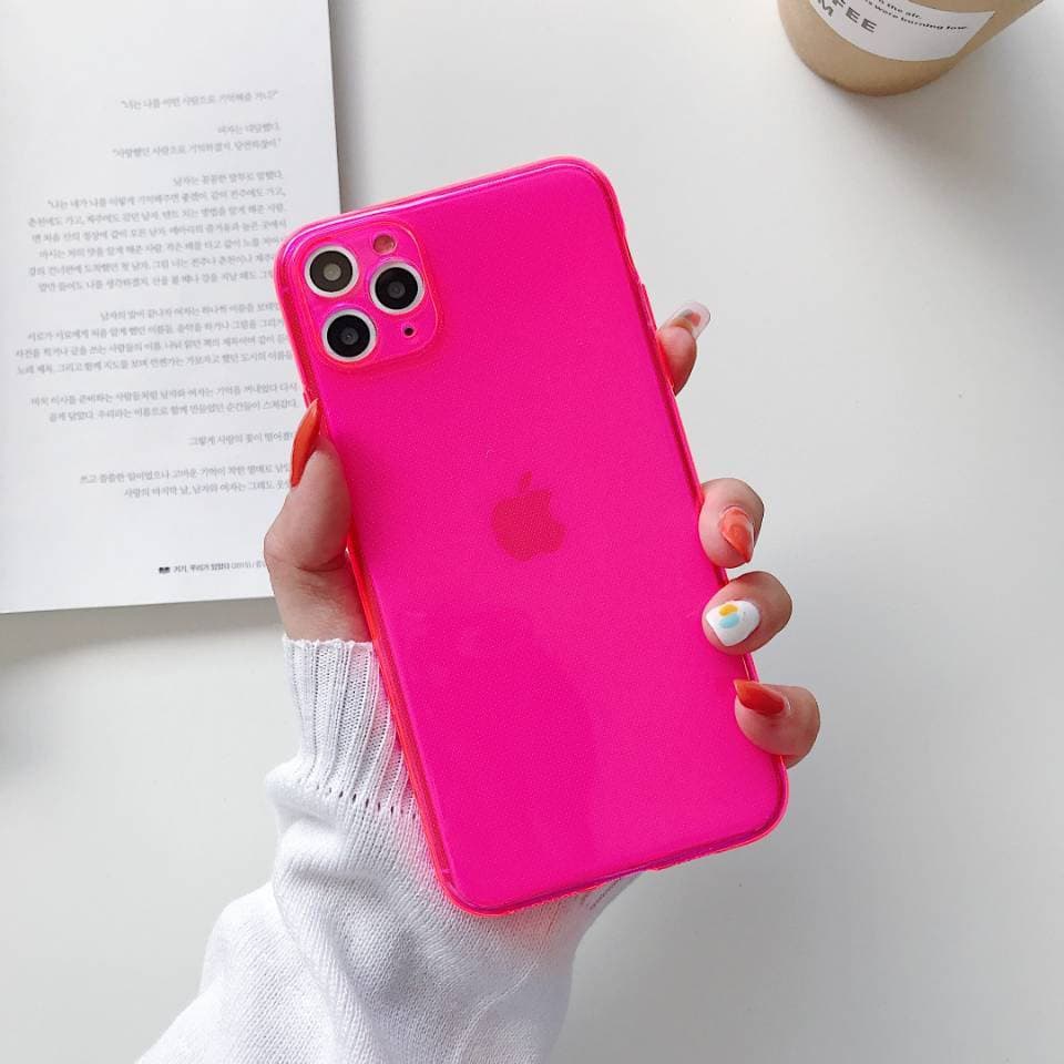 Husa Apple iPhone 12 Mini, Mysafe Neo, protectie camere, pink neon 3
