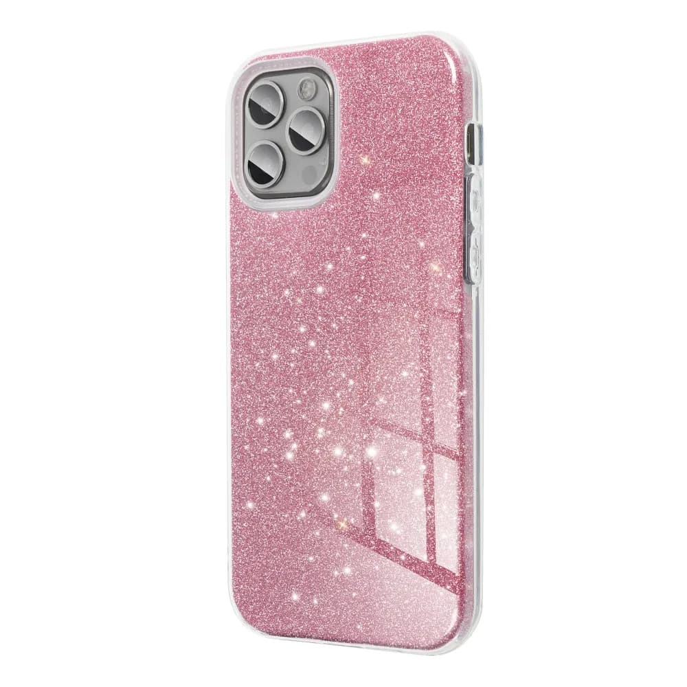 Husa protectie Samsung Galaxy A25, Luxury Glitter, roz 3