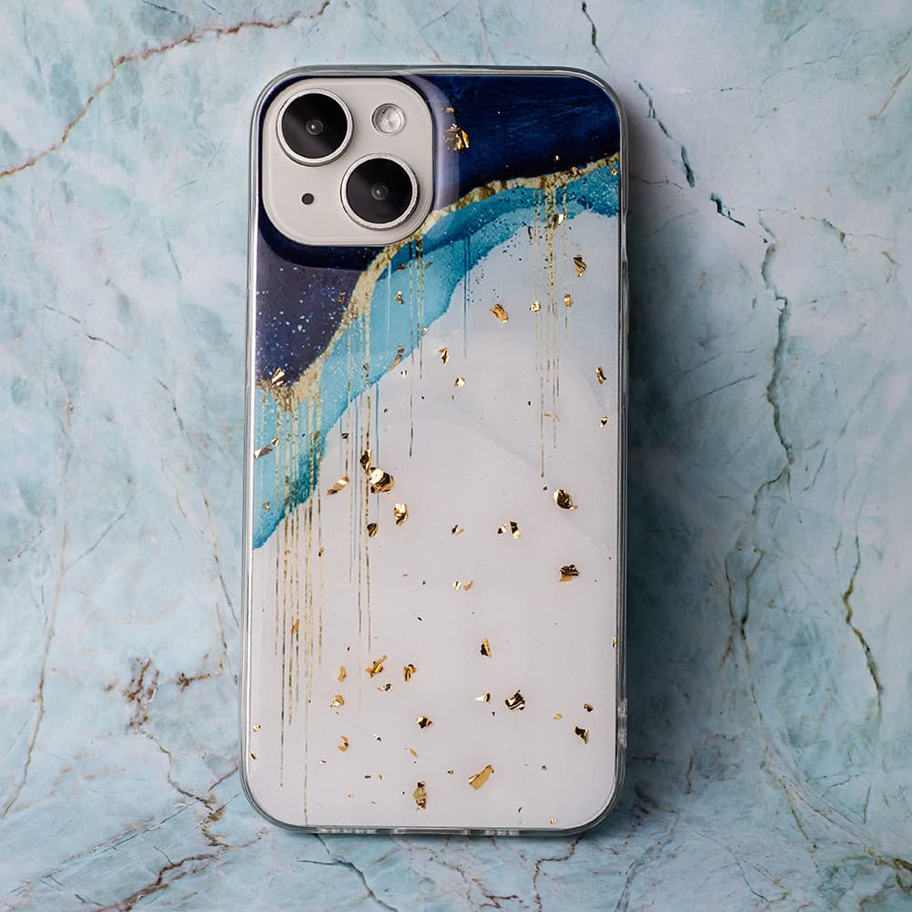 Husa Apple iPhone 15 Pro, Gold Glam, Iceberg 3