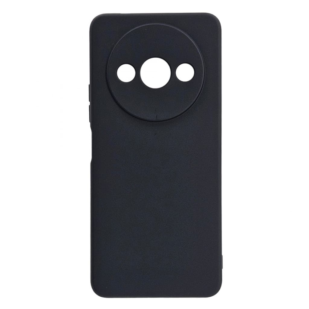 Husa protectie Xiaomi Redmi A3, Luxury Silicone, catifea in interior, protectie camere, neagra 2