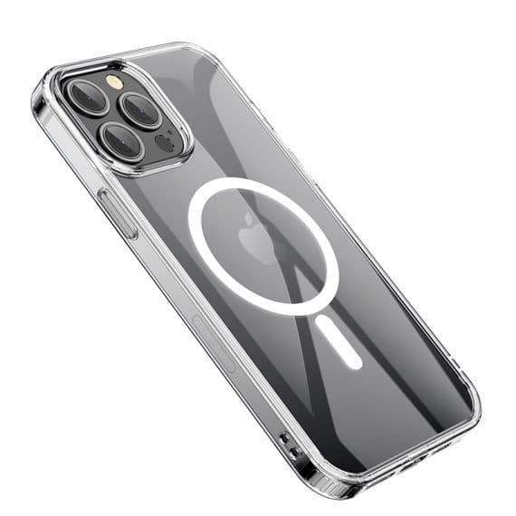 Husa protectie Apple iPhone 14 Pro, Hoco Premium Magsafe TPU, ShockProof, incarcare magsafe, transparenta 4