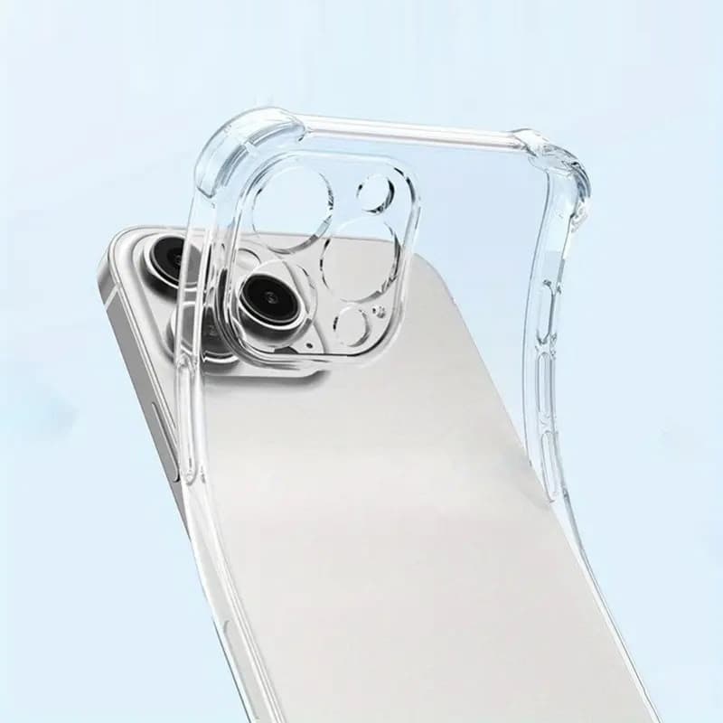 Husa Apple iPhone 16, TPU transparent, intarituri in colturi, protectie camere, grosime 1,5 mm 3