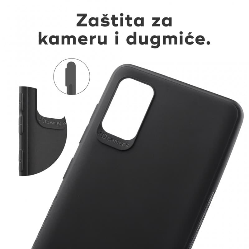 Husa Samsung Galaxy A51, Matt TPU My Choice, silicon moale, protectie camere, neagra 3