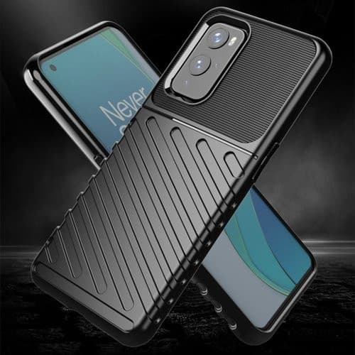 Husa pentru OnePlus 9, Thunder Case Flexible Tough Rugged, Negru 3