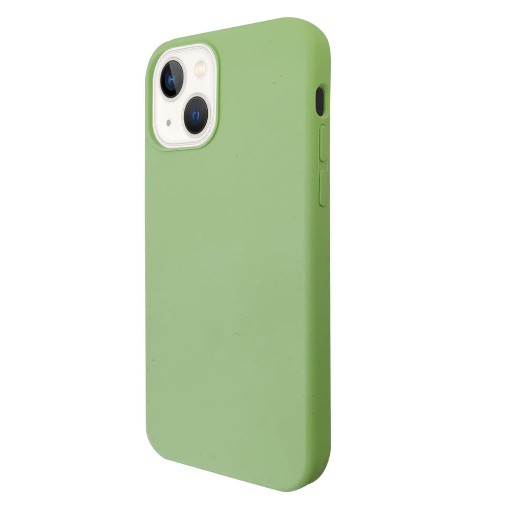 Husa Apple iPhone 13, Luxury Silicone, catifea in interior, verde maslina 2