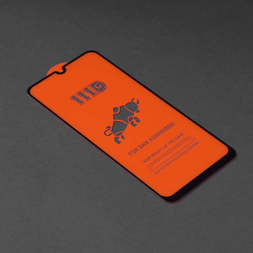 Folie de sticla Samsung Galaxy A50/A30s/A30/A20, Full Glue 111D, margini negre 3