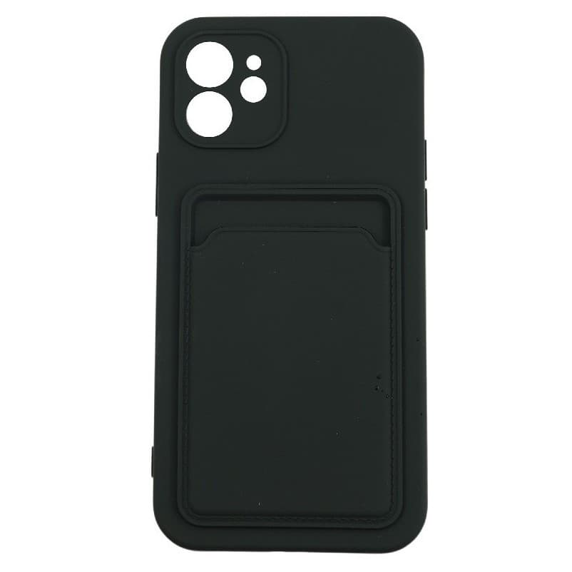 Husa protectie cu suport card compatibila cu Samsung Galaxy A72 Negru 2