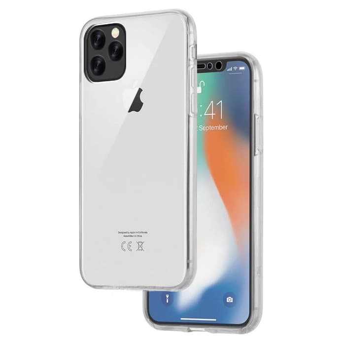 Husa Full TPU 360° pentru iPhone 13 Mini (fata + spate), transparenta 2