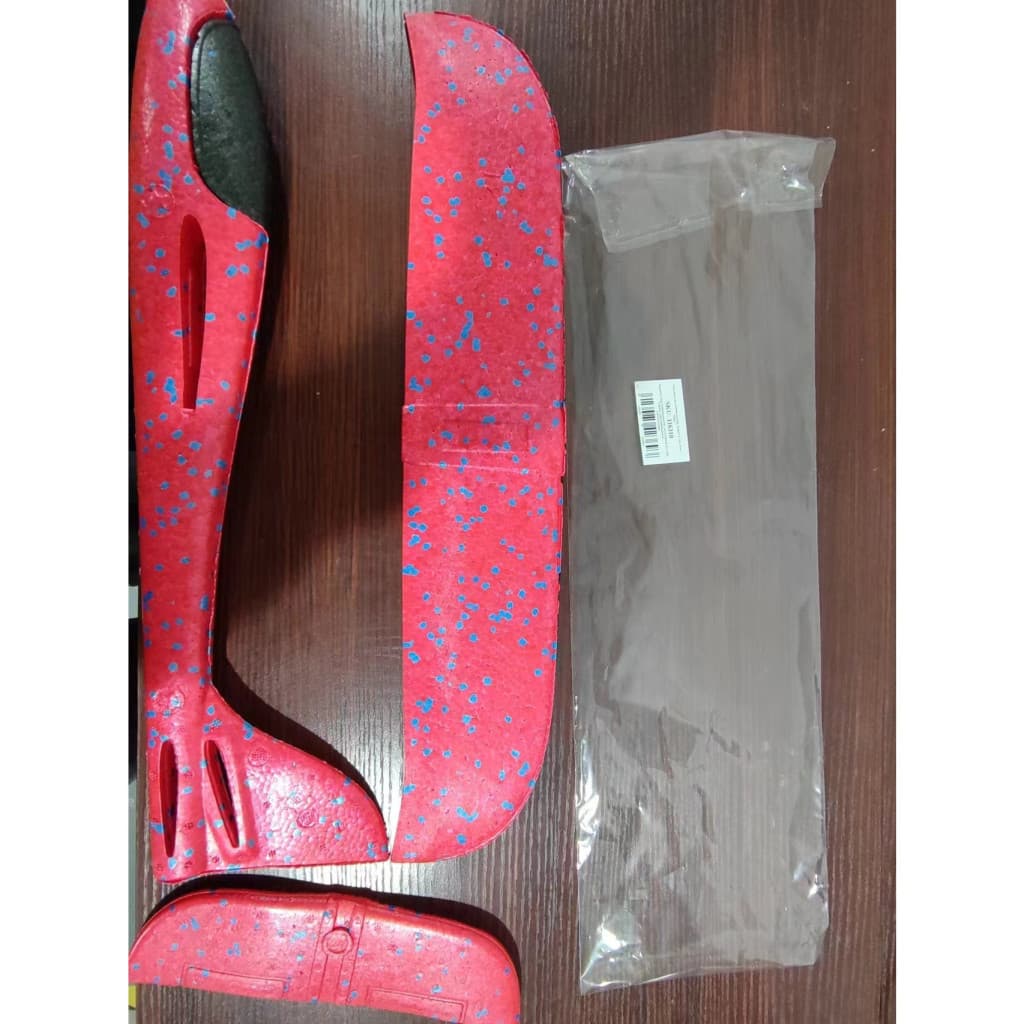 Avion planor din polistiren, 47 cm, rosu 3