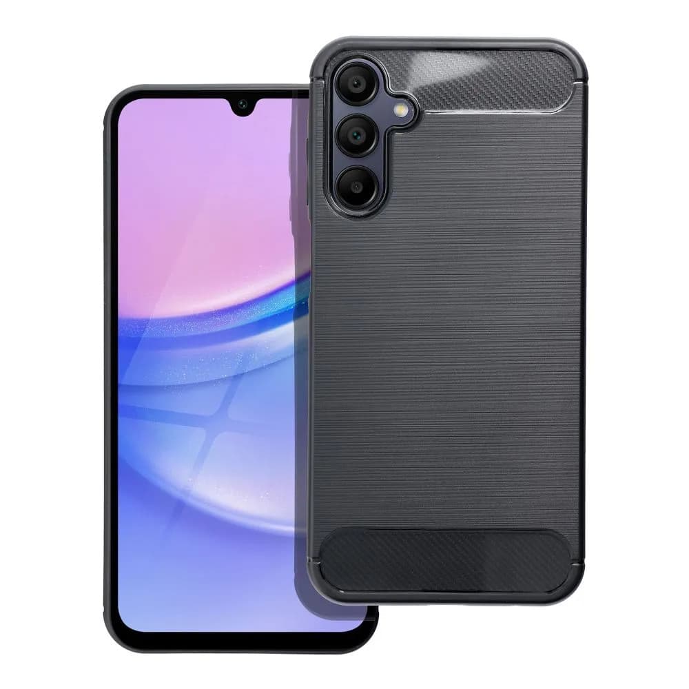 Husa Samsung Galaxy A55, Carbon Stripe, neagra 3