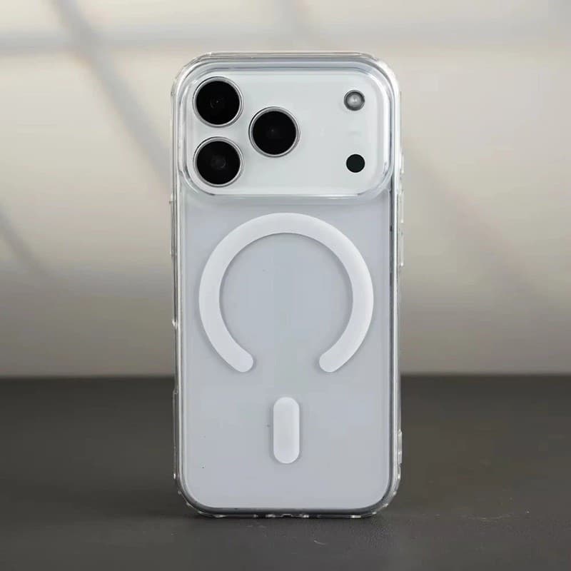 Husa protectie Apple iPhone 17 Pro Max, Magsafe, SnapOn, AntiDrop, Acryl+TPU, transparenta 2