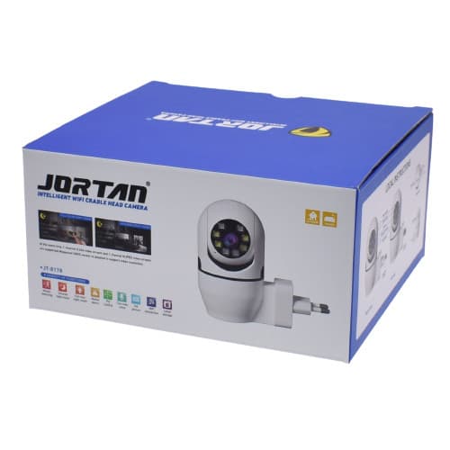 Camera IP Jortan JT-8178, Wi-Fi, Full HD, 355°/90°, alimentare priza 220V 4