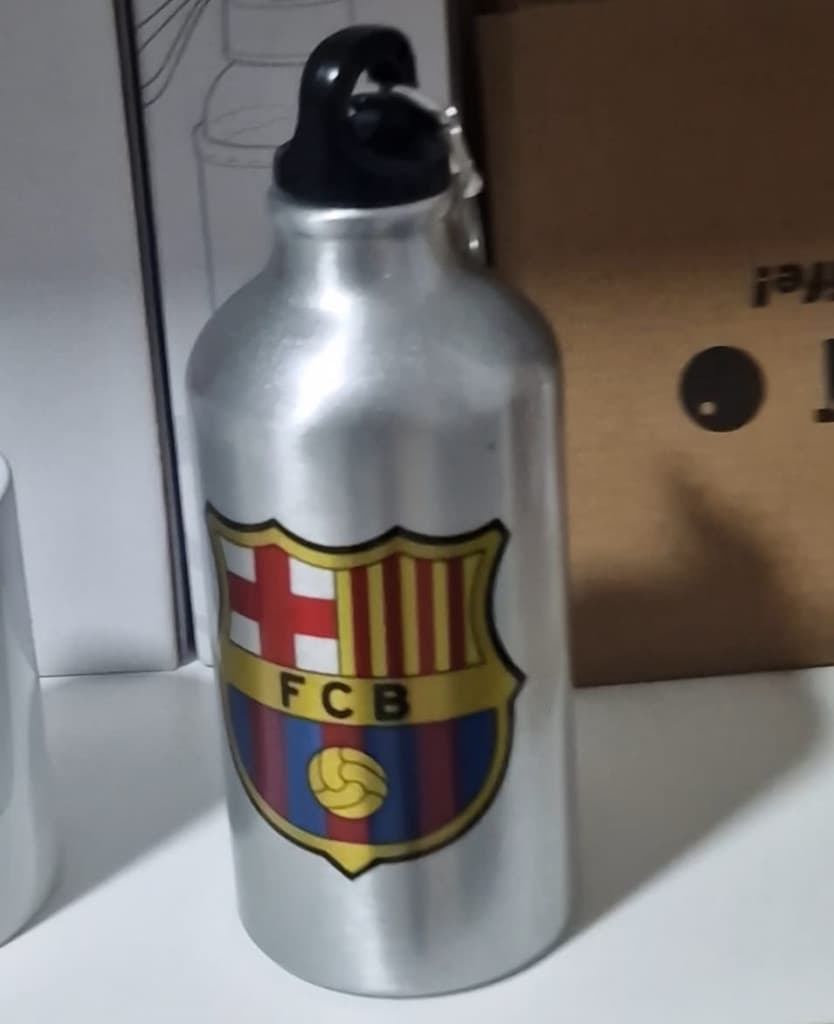 Bidon sport metalic, personalizat cu poza ta, arginitiu, 500 ml 2