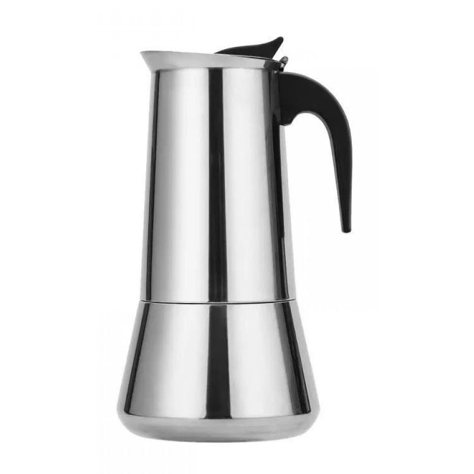 Cafetiera, espresso maker, otel inoxidabil, 600 ml, 12 cesti 1