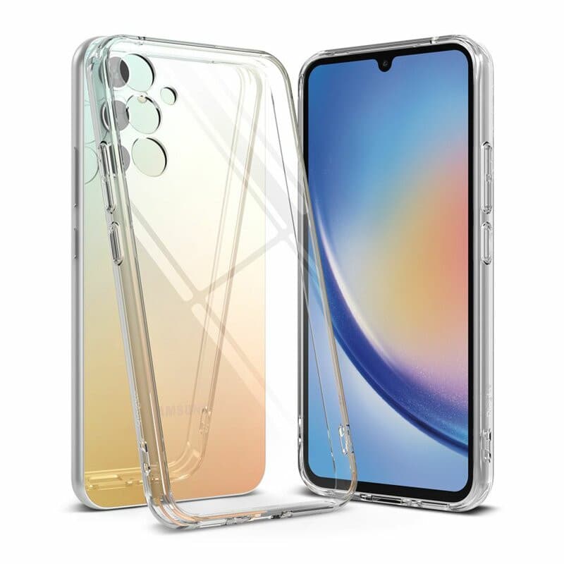 Husa Samsung Galaxy A35 5G, TPU transparent, protectie camera, grosime 2 mm 1