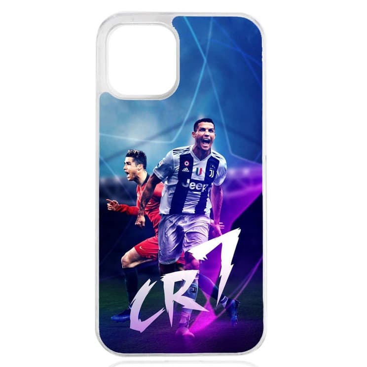 Husa iPhone 14 Pro, TPU flexibil, margini transparente, Ronaldo4 1