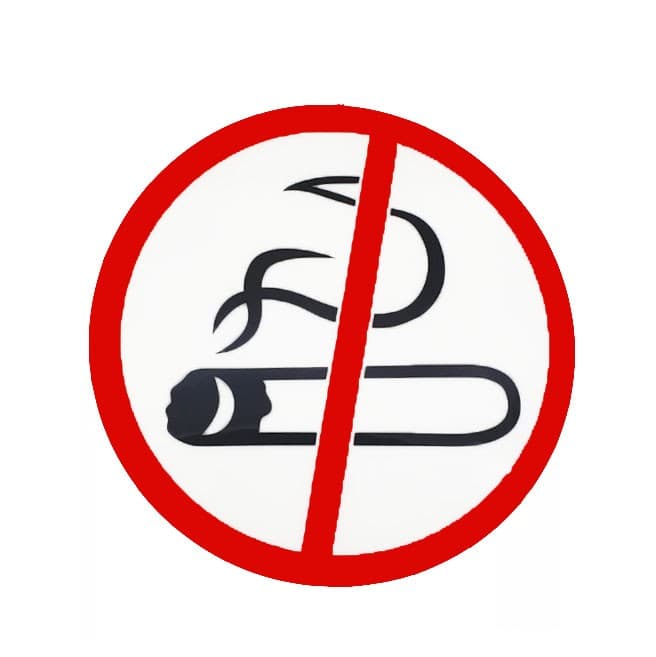 Indicator "No smoking", autocolant 1