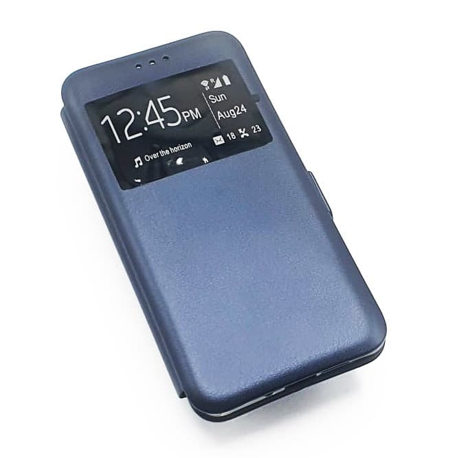 Husa cu fereastra Prestige pentru Huawei P30 Pro Prestige Book, inchidere magnetica, albastru inchis 1