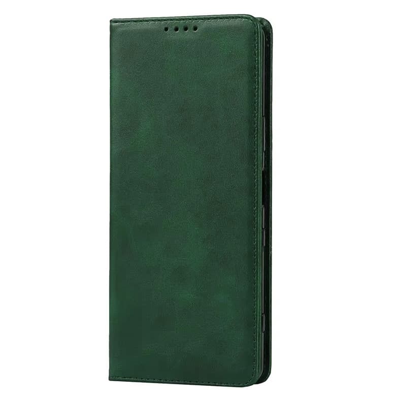 Husa Samsung Galaxy A15, Elegant Book Case, inchidere magnetica, verde 1