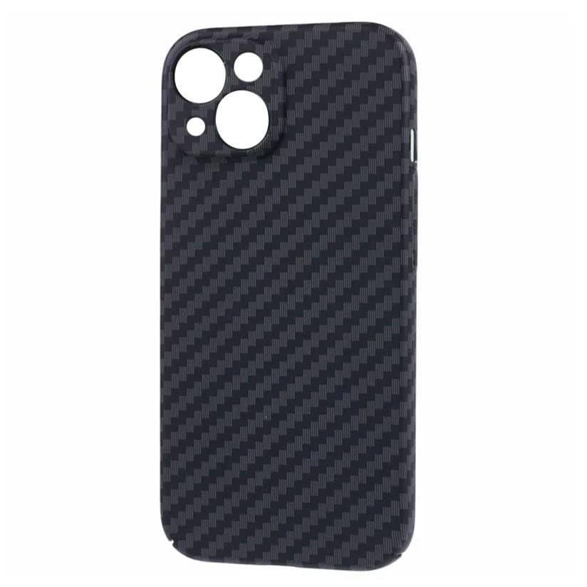 Husa Apple iPhone 13 Pro Max, iPefet Carbon, textura kevlar, neagra 1