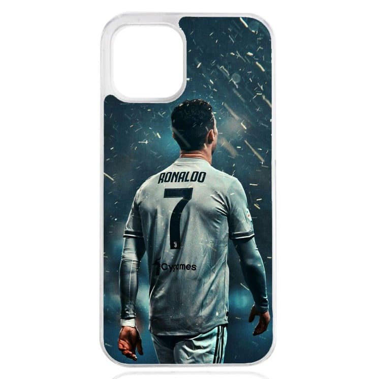 Husa iPhone 14 Pro, TPU flexibil, margini transparente, Ronaldo5 1