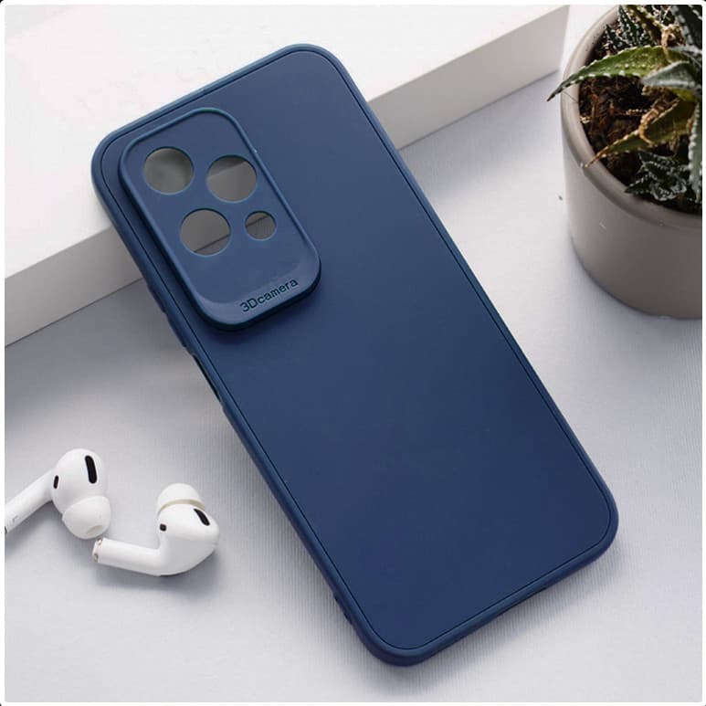 Husa protectie Honor 200 Lite, Matt TPU My Choice, silicon moale, albastra 1