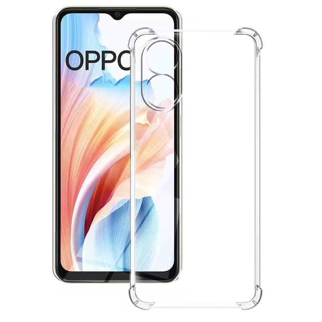 Husa protectie Oppo A79 5G / Oppo A2 5G, TPU transparent, intarituri in colturi, protectie camere, grosime 1,5 mm 1
