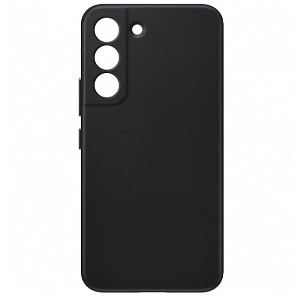Husa Samsung Galaxy S22, Luxury Silicone, catifea in interior, protectie camere, neagra 1