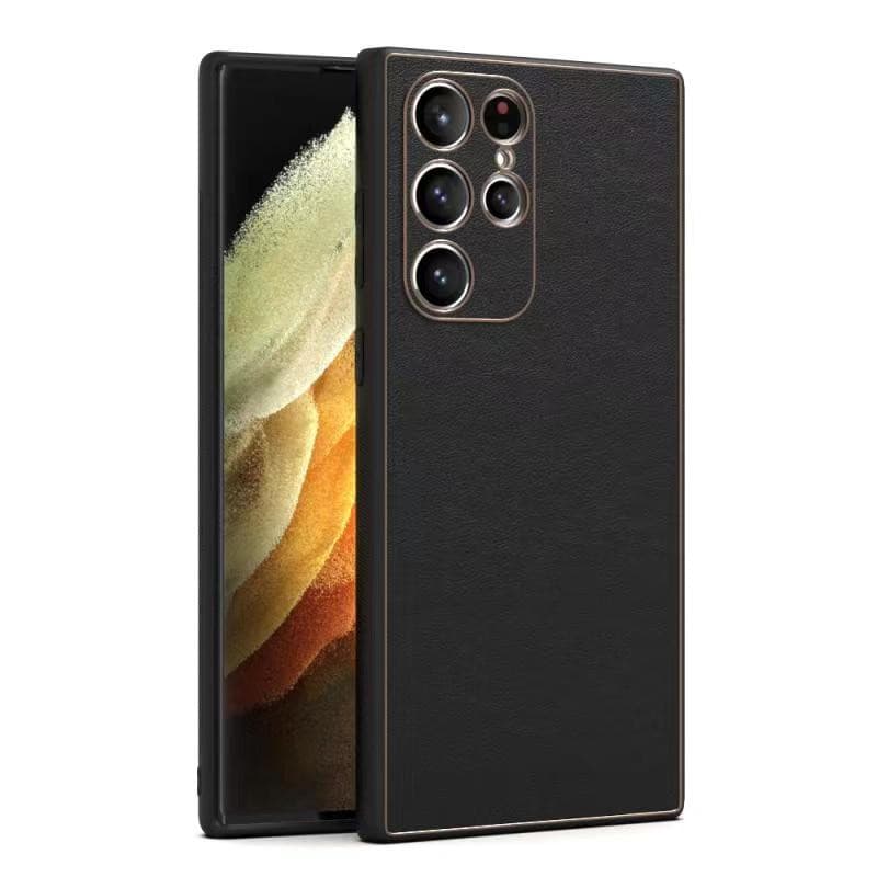 Husa Samsung Galaxy A25, Yolo Eco-Leather, piele ecologica, neagra 1