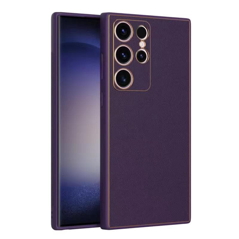 Husa Samsung Galaxy A05s, Yolo Eco-Leather, piele ecologica, mov 1