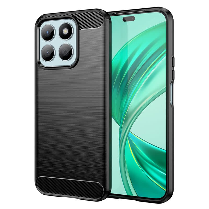 Husa Honor X8B, Carbon Stripe, neagra 1