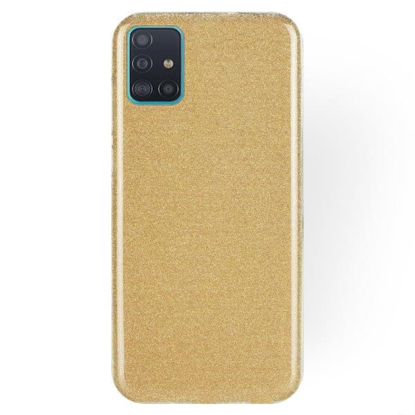 Husa Luxury Glitter pentru Samsung Galaxy A41, aurie 1