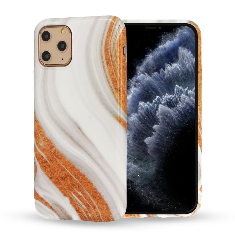 Husa protectie Marble Silicone pentru Samsung Galaxy A41, design 1 1