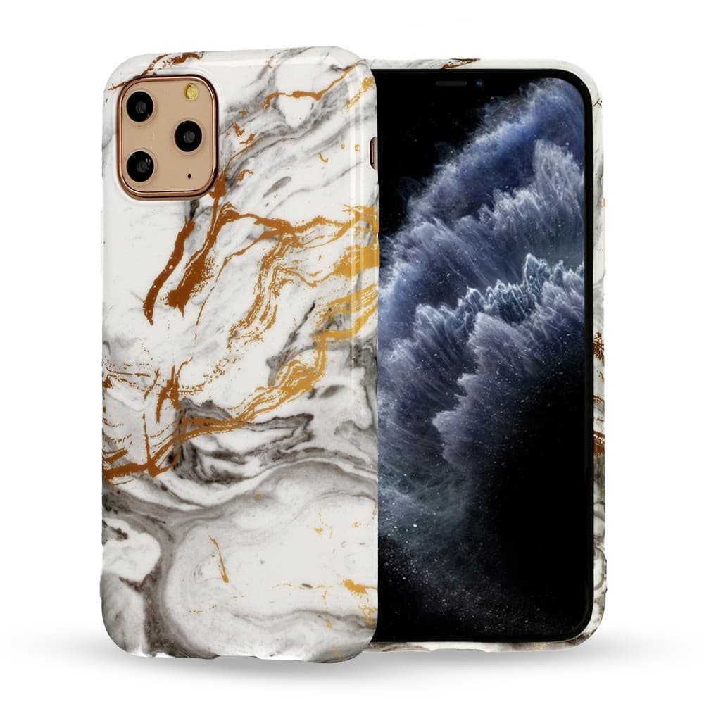 Husa protectie Marble Silicone pentru Samsung Galaxy A41, design 2 1